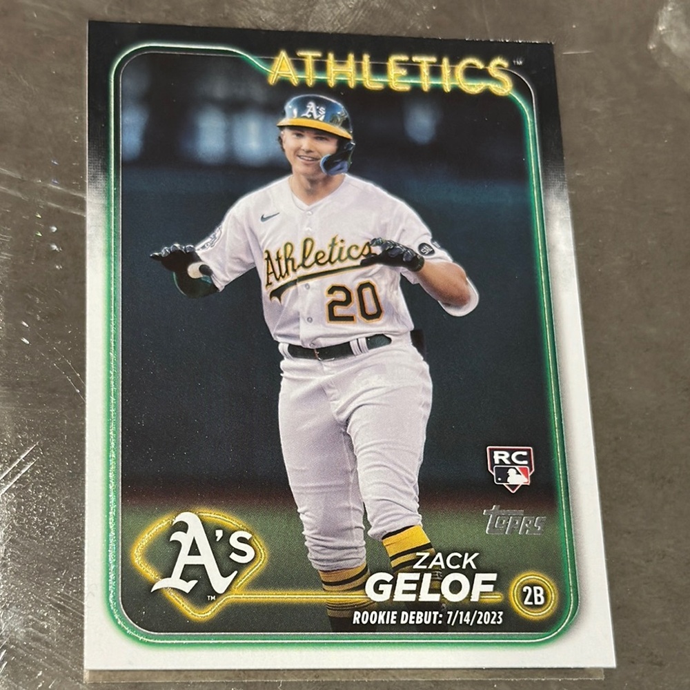 Topps Athletics Baseball Card